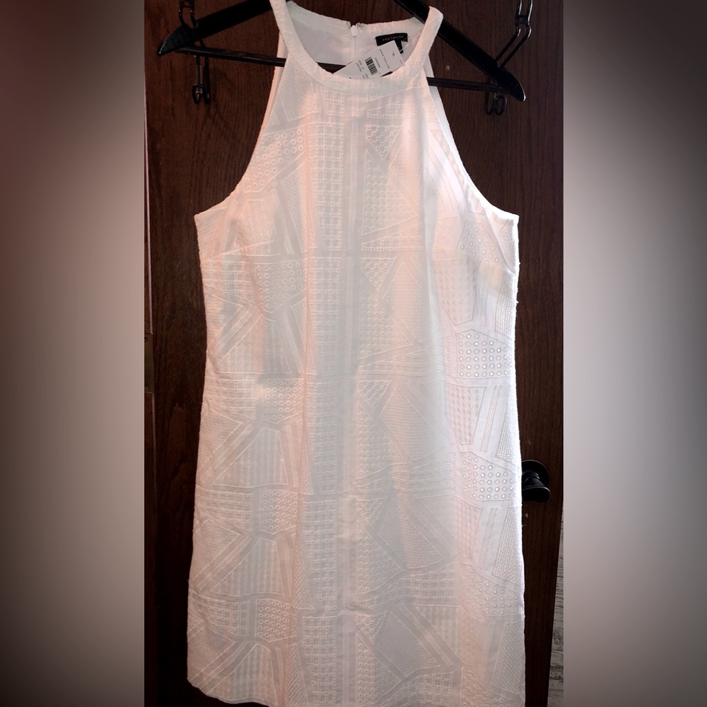 Ann Taylor size 8, sleeveless eyelet cotton dress-never worn, still has tags.